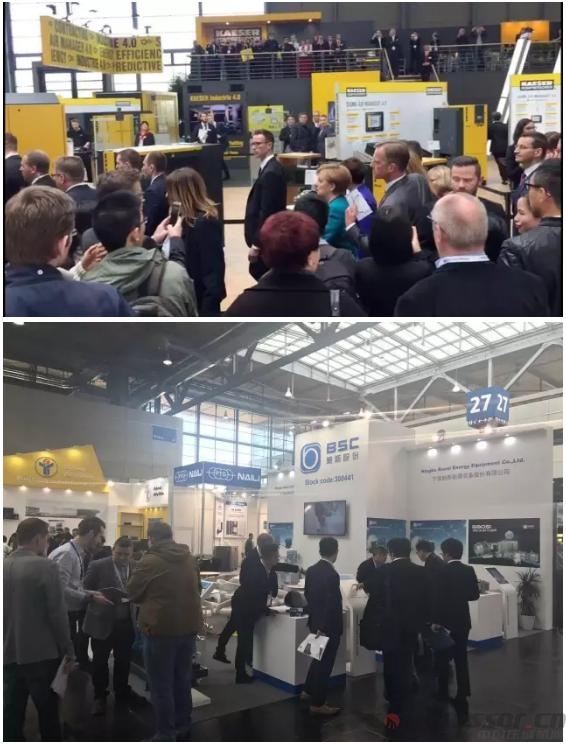图集 | 德国汉诺威工博会现场 为走出国门的压缩机企业鼓掌