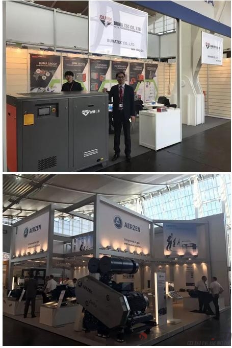 图集 | 德国汉诺威工博会现场 为走出国门的压缩机企业鼓掌