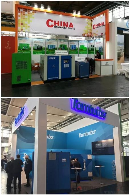 图集 | 德国汉诺威工博会现场 为走出国门的压缩机企业鼓掌